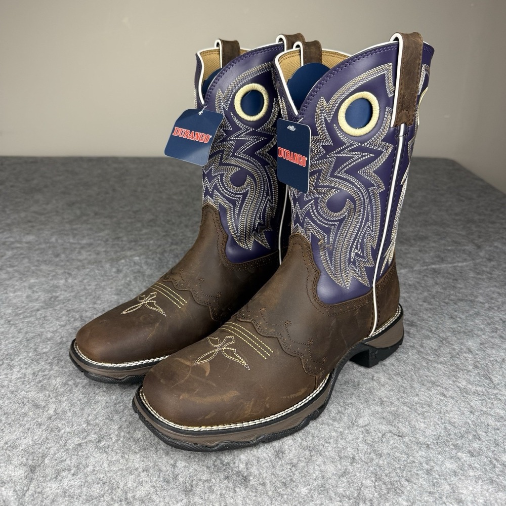 Durango NEW Lady Rebel Embroidered Square Toe Cowboy Womens sz 8.5 Casual Boots